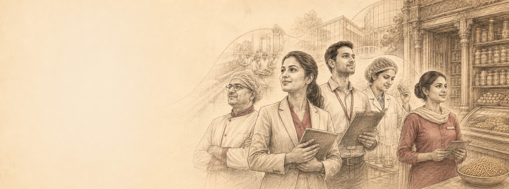 The Haldiram's team together